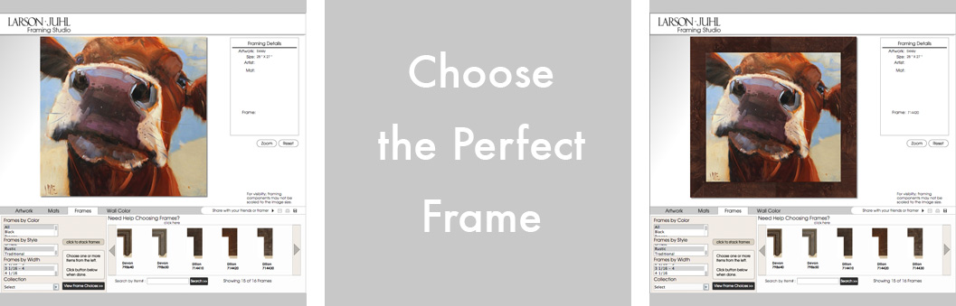 Virtual Picture Framing for Individuals - Interior Decorating - The FrameWorks